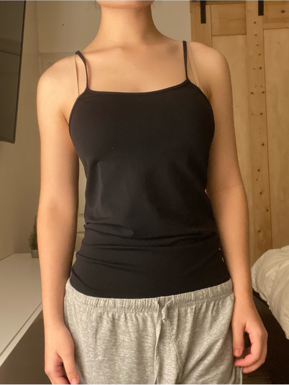 Black Stretchy Cami Top